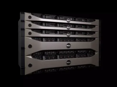 Data Server and Network Rack 3D model