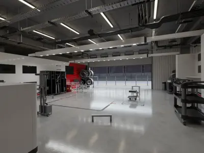  Racing Team Garage 5 Equipped 