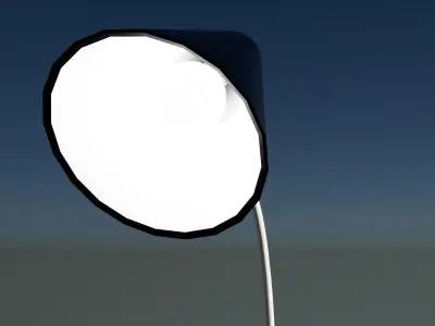 Desk Lamp Low-poly 3D model