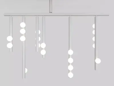  Drop System Chandelier 3D model
