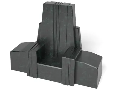 Darth Vaders Throne 1-18 scale Kenner Hasbro 3D print model