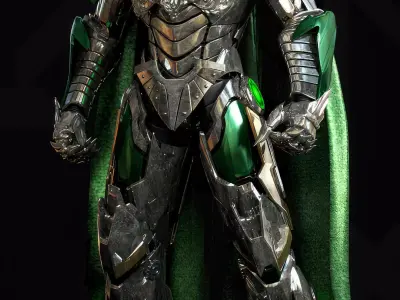 Infamous Iron Man Doctor Doom 3D model
