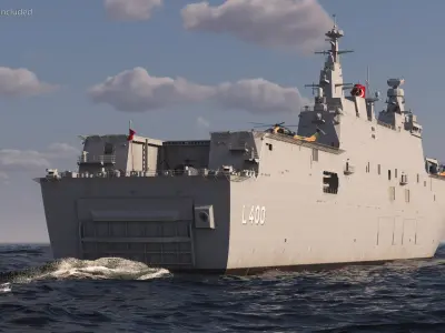  Aircraft Carrier TCG Anadolu L400 