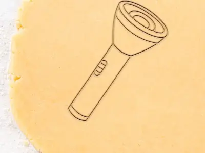 Light Cookie Cutter - Biscuit Cutter 3D print model