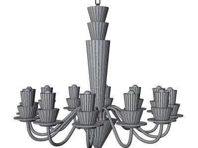 Humprecht chandelier 3D model