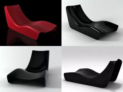Pi-Air lounge chair 3D model