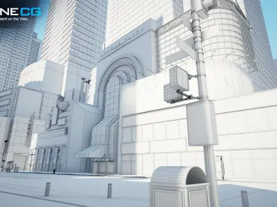 NYC Broadway V2 3D model