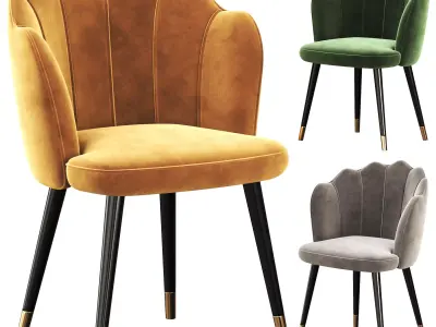 Dining Chair Bristol 3D model