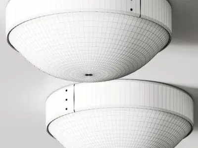 Konsthantverk Svep Ceiling Lamp 3D model