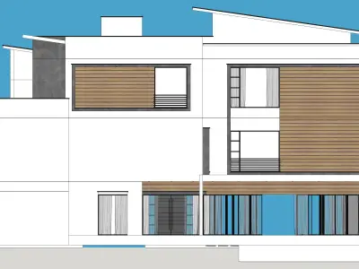 House Architectural Project 03 - The plan is empty 3D model