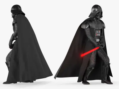  Darth Vader Combat Stance with Lightsaber 