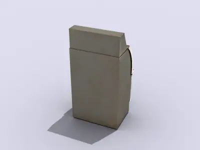 ATM - Automated Teller Machine  Low-poly 3D model