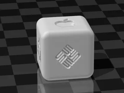 Operating Systems dice 3D print model