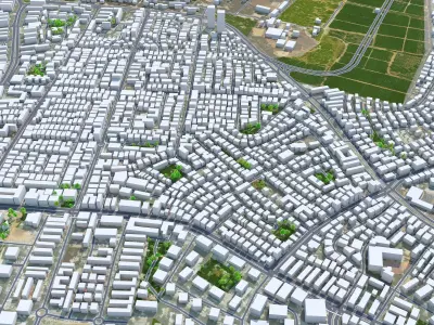 Holon Israel Low-poly 3D model