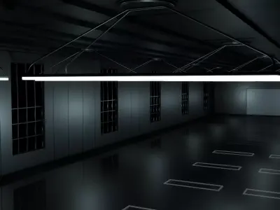 Futuristic Interior 3D model purchase