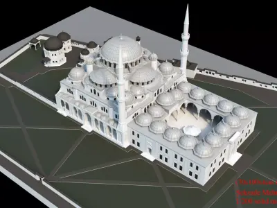 sehzade mehmet cami 3D print model