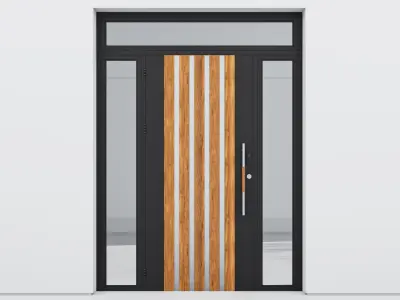 Aluminium door 79 3D model