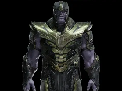 Thanos from Avengers Infinity War - Armor Version - 3D model