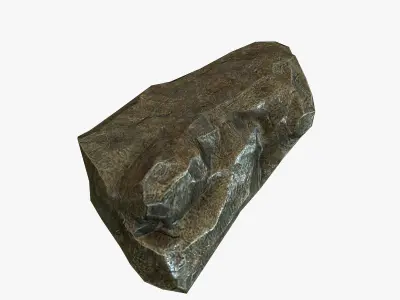 Small Stone Low-poly 3D model