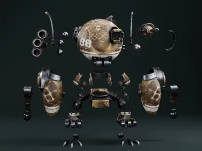 Etasphera88 Low-poly 3D model