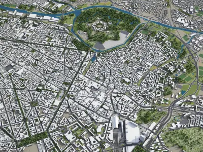 Lille Low-poly 3D model