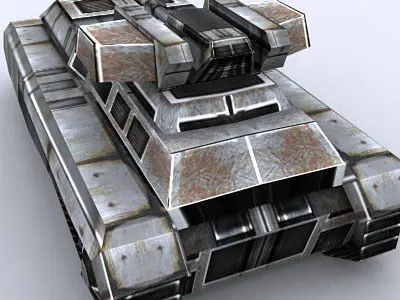 3DRT - Sci-Fi Forces - APC 1  Low-poly 3D model