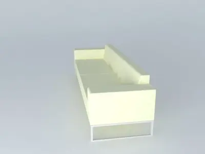 Light green sofa Free 3D model