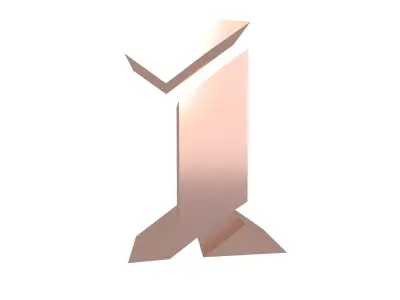 Sci-Fi Number 1 v1 011 Low-poly 3D model