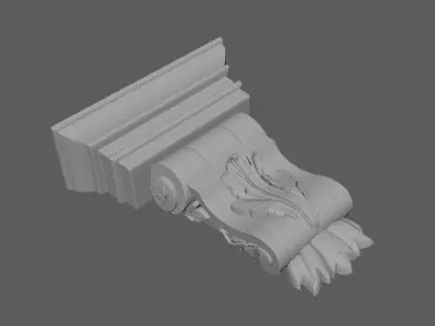 pilaster decorative corbel 3D model purchase