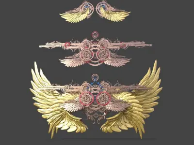 Akhenaten Lost temple Wings  3D model