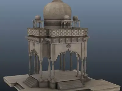 Gumbaz Low poly Game models  3D model