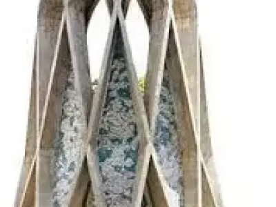 Omar Khayyam Monument 3D Model 3D model