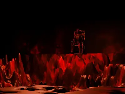 Hell - Devil House Low-poly 3D model