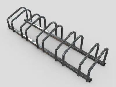 Bicycle Stand 3 Low-poly 3D model
