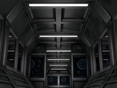 Sci Fi Corridor 3D model
