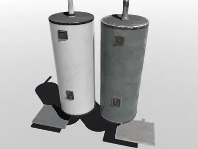 Basement Props Unreal Asset Low-poly 3D model