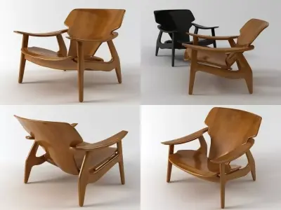 Diz lounge chair 3D model