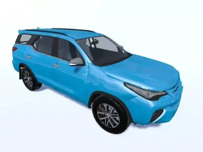 TOYOTA FORTUNER MODEL Low-poly 3D model