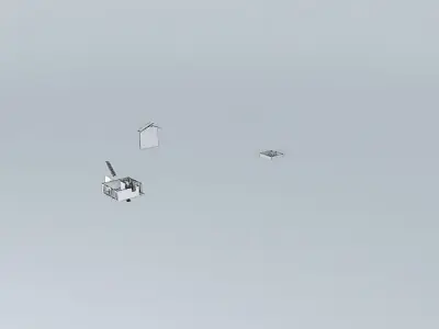 Floor Plans and Clerestory Roof Free 3D model