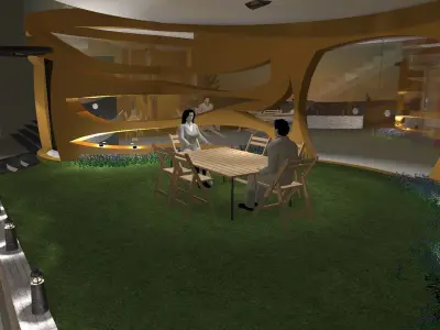 architectural building 3D model