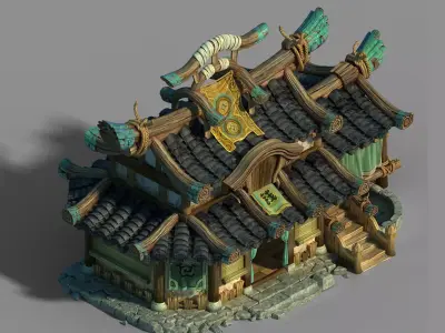 Beijing City - Qianpu 05 3D model