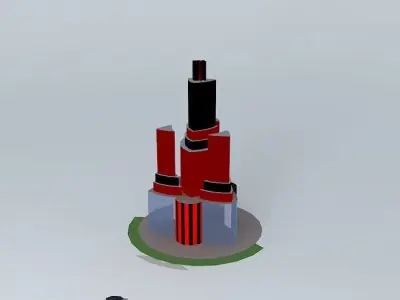 The Trio Towers 3D model