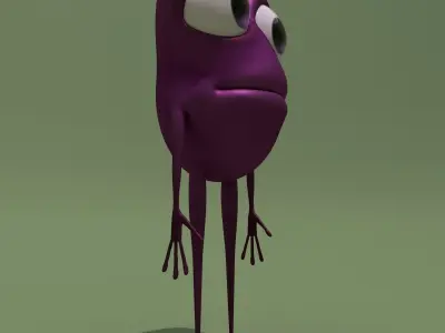 Purple Monster 3D model