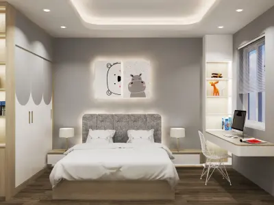 Room of Daughter Free 3D model
