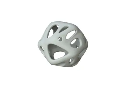 SciFi Cube Object No 18362 Low Poly Shape Texture