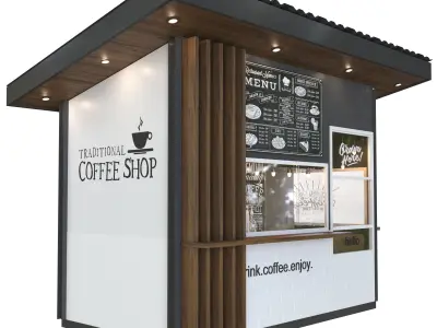 coffee shop 3D model
