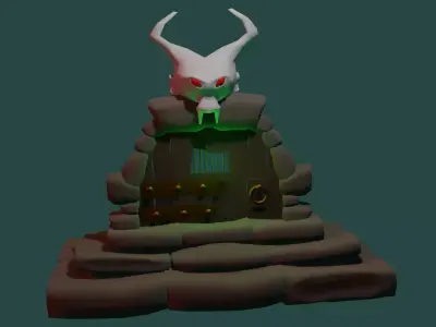 Demon Door 3D model