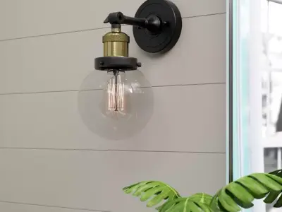 Garris 1 - Light Armed Sconce Free 3D model