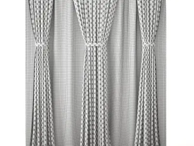 Curtain curtains 3D model