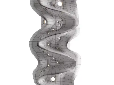 21st gallery Francois Salem Vague Sconces 2025 3D model